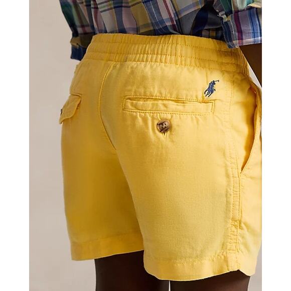 Polo Ralph Lauren Boys Polo Prepster Linen-Cotton Shorts - 5 - Picture 5 of 5